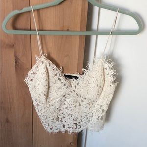 Zara Lace crop / cropped top